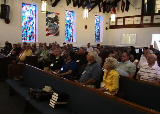 The Welcome Ceremony was held in the HQs Chapel