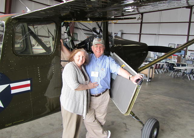 The beautifully restored AAHF Bird Dog