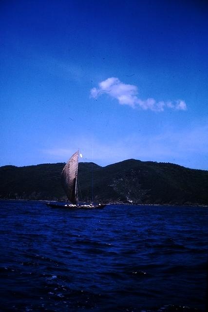 Fishing boat off of Hon Tre Island Nha Trang