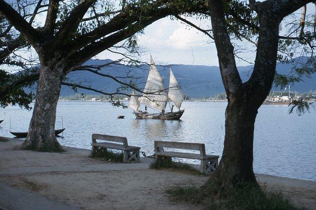 Sailboat on Han River at Danang