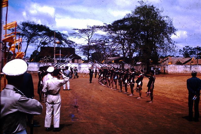 Parade for soccer match