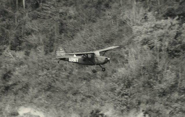 Jack Burden enroute to Plateau Gi near Kontum Feb 1964